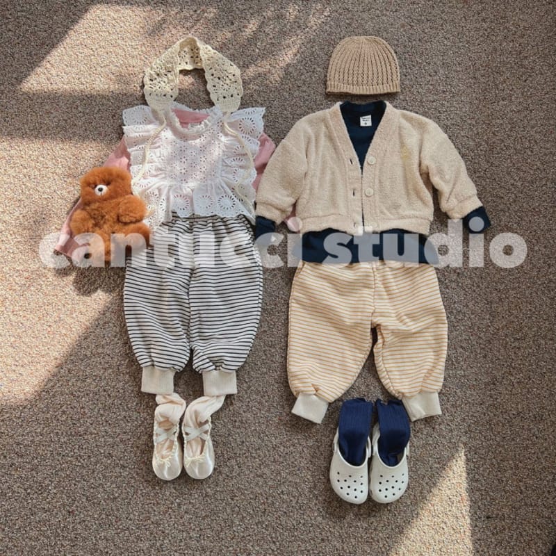 Cantucci Studio - Korean Children Fashion - #littlefashionista - Rich Stripes Pants - 7