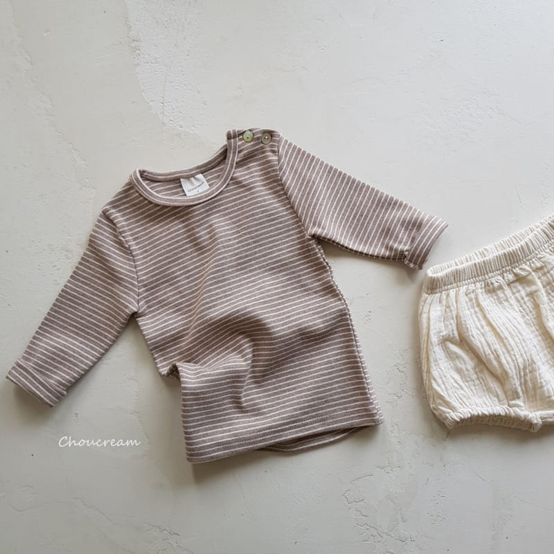 Choucream - Korean Baby Fashion - #babyboutiqueclothing - Bebe Stripes Tee - 10