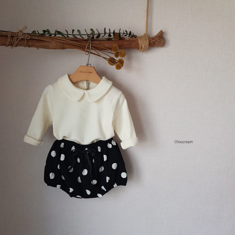 Choucream - Korean Baby Fashion - #babyclothing - Bebe Collar Tee - 12