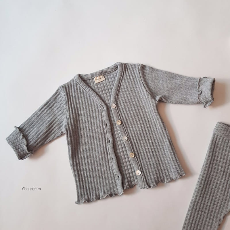 Choucream - Korean Baby Fashion - #babyclothing - Bebe Rib Cardigan - 10