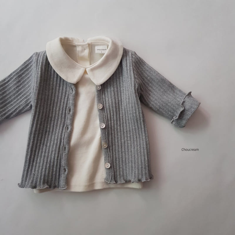 Choucream - Korean Baby Fashion - #babyfashion - Bebe Rib Cardigan - 11