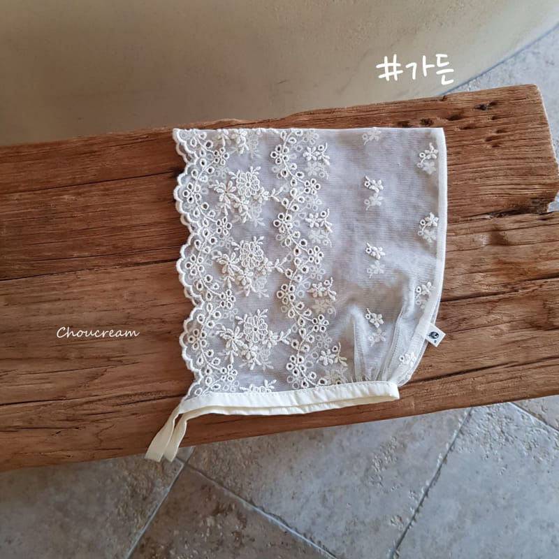 Choucream - Korean Baby Fashion - #babyfashion - Lace Bonnet - 4