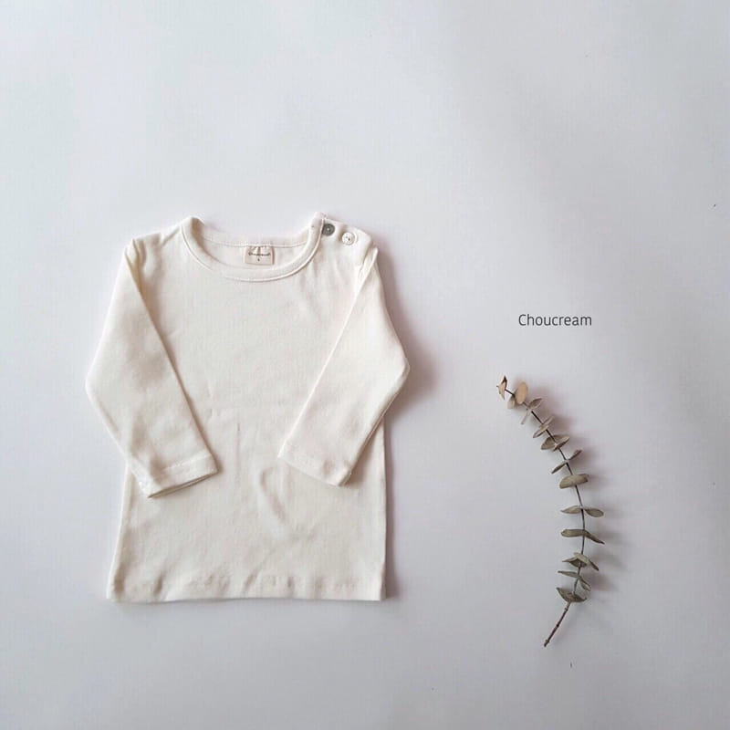 Choucream - Korean Baby Fashion - #babyoninstagram - Bebe Basic Tee - 3