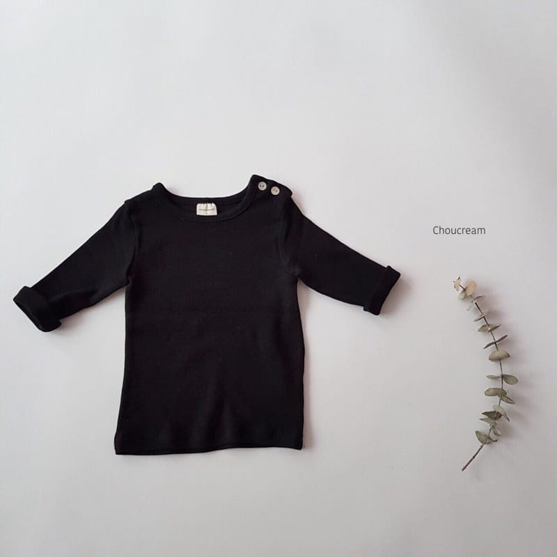 Choucream - Korean Baby Fashion - #babyoninstagram - Bebe Basic Tee - 4