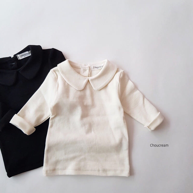 Choucream - Korean Baby Fashion - #babyootd - Bebe Collar Tee - 3