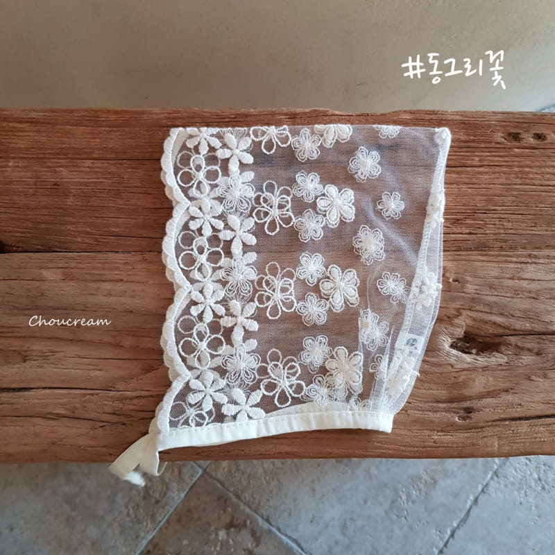 Choucream - Korean Baby Fashion - #babyootd - Lace Bonnet - 8