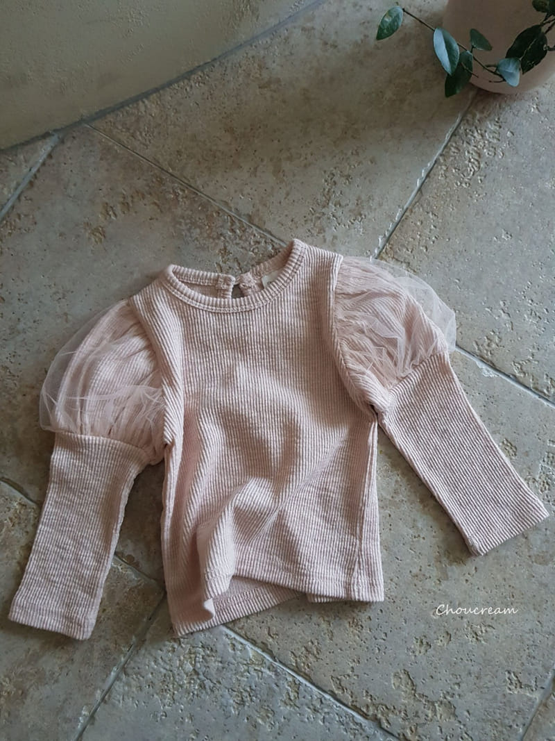 Choucream - Korean Baby Fashion - #babyootd - Puff Sleeves Tee - 7