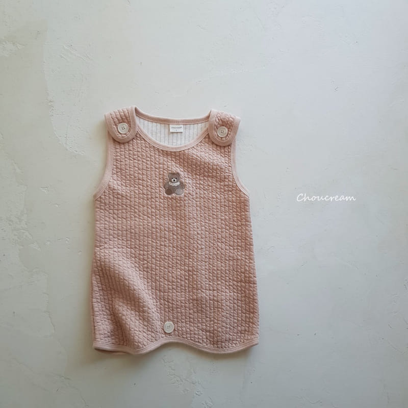 Choucream - Korean Baby Fashion - #babyoutfit - Quilting Sleep Vest - 9