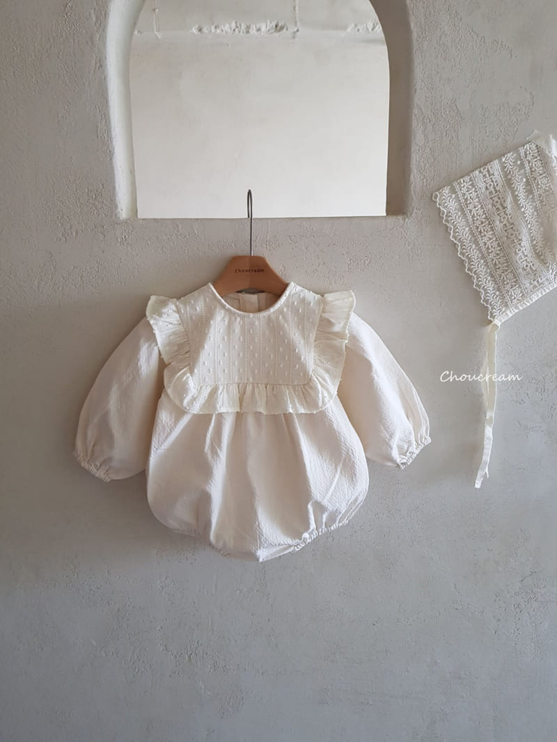 Choucream - Korean Baby Fashion - #babyoutfit - Alice Frill Bodysuit - 3