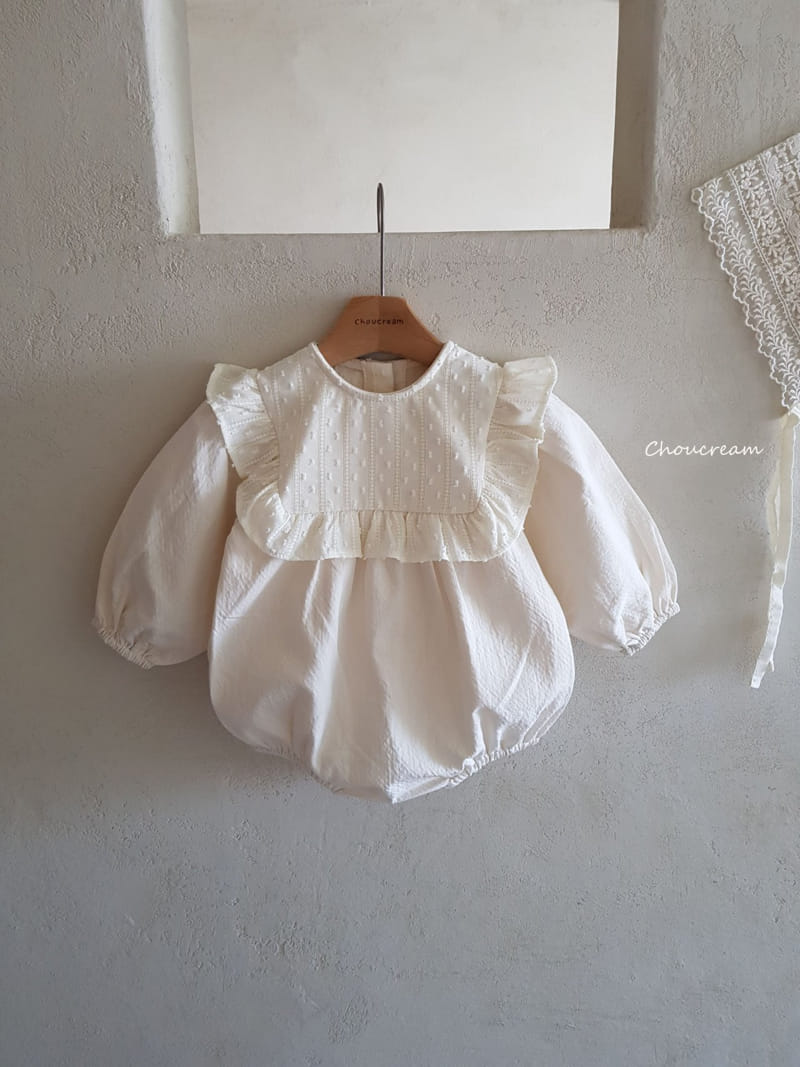 Choucream - Korean Baby Fashion - #babyoutfit - Alice Frill Bodysuit - 4