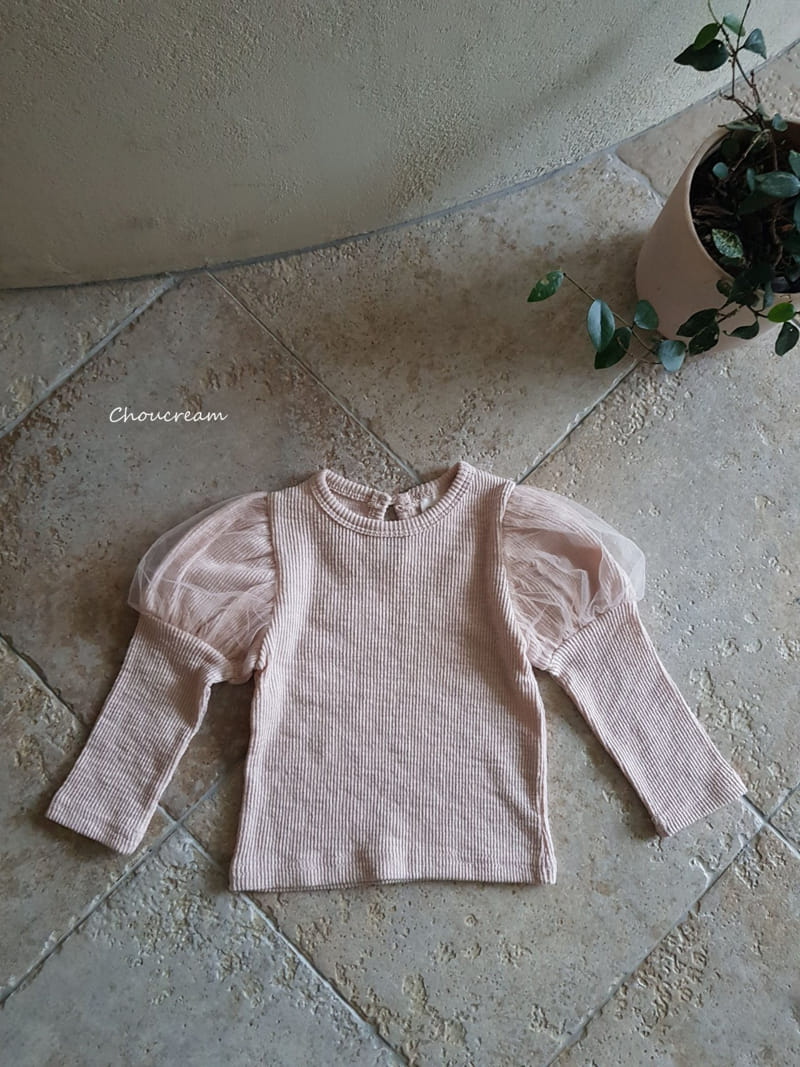 Choucream - Korean Baby Fashion - #babywear - Puff Sleeves Tee - 10