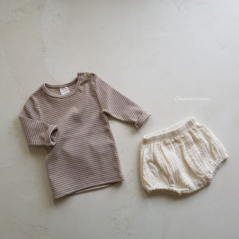 Choucream - Korean Baby Fashion - #onlinebabyshop - Bebe Stripes Tee - 7