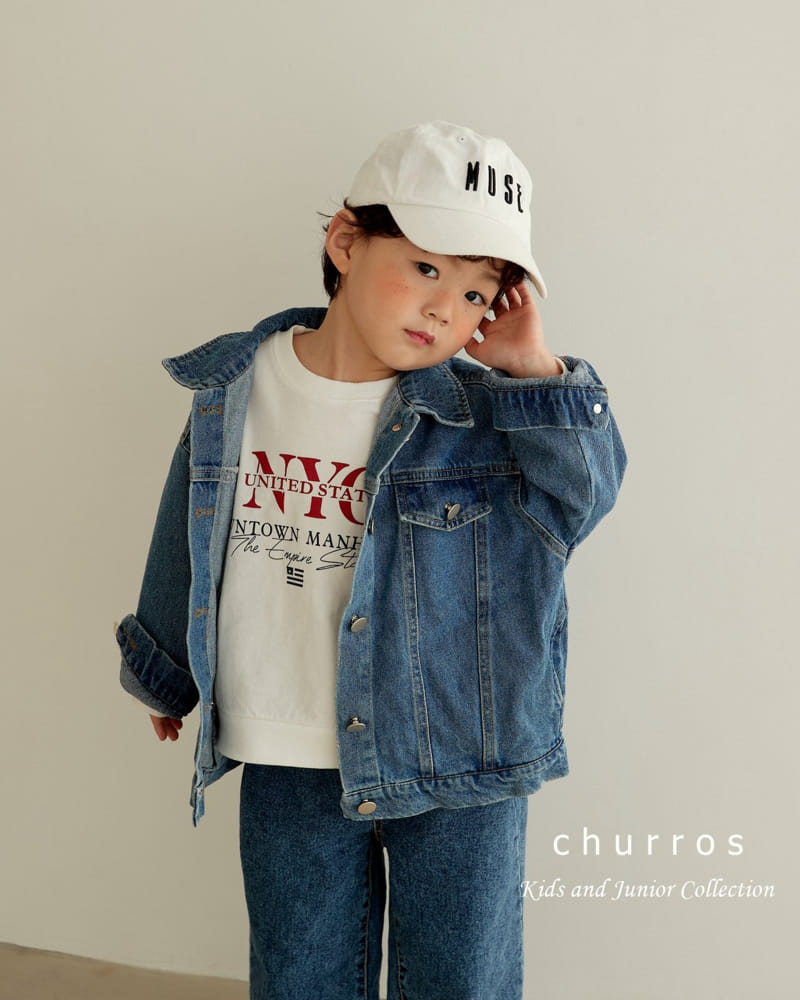 Churros - Korean Children Fashion - #Kfashion4kids - NYC Sweatshirt - 6