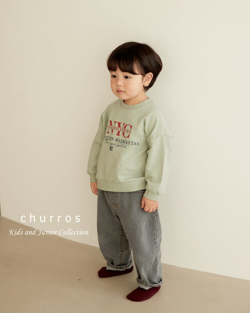 Churros - Korean Children Fashion - #todddlerfashion - NYC Sweatshirt - 11