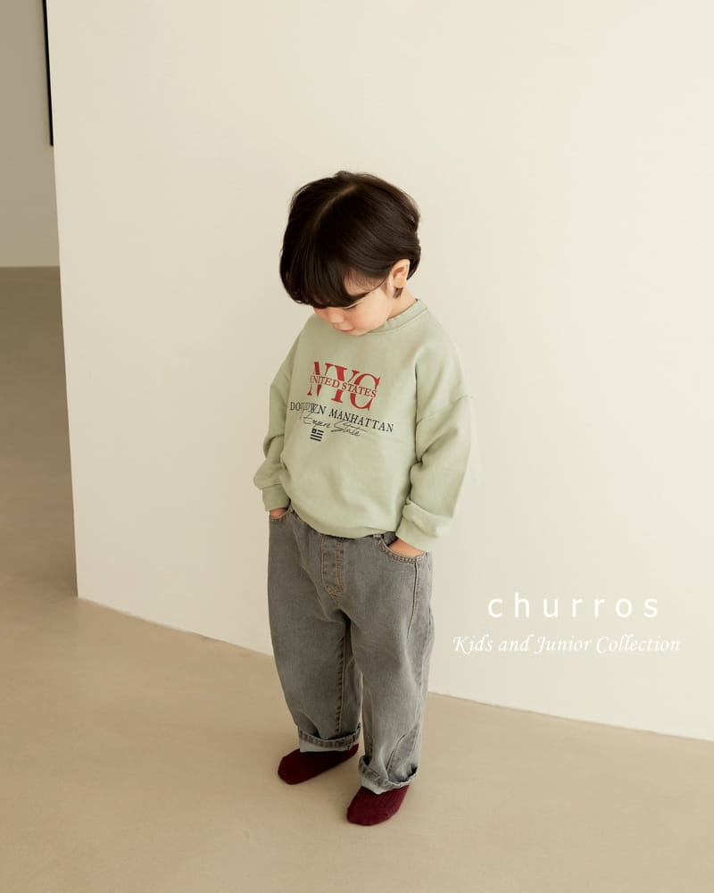 Churros - Korean Children Fashion - #toddlerclothing - NYC Sweatshirt - 12