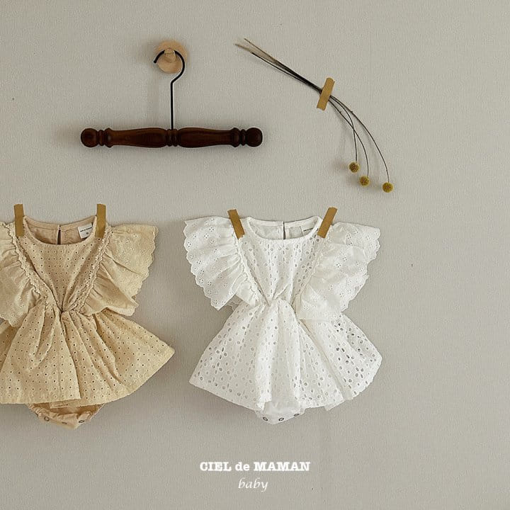 Ciel De Maman - Korean Baby Fashion - #smilingbaby - Wing Bodysuit - 10