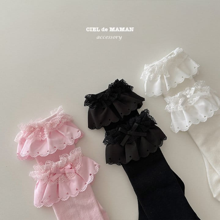 Ciel De Maman - Korean Children Fashion - #Kfashion4kids - Cancan Lace Knee Socks - 8