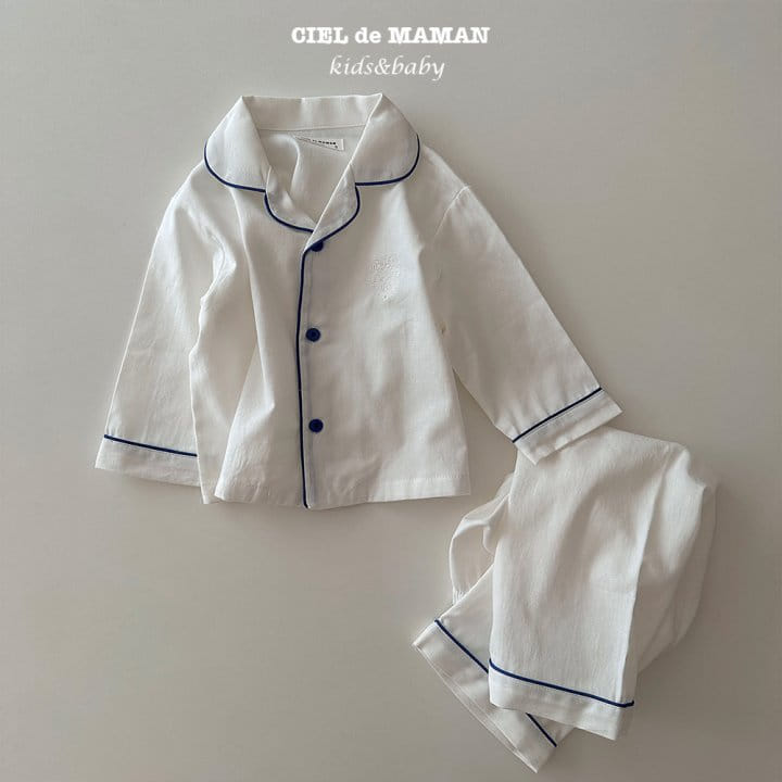 Ciel De Maman - Korean Children Fashion - #childrensboutique - Sunday Pajama Apple Mint  - 9