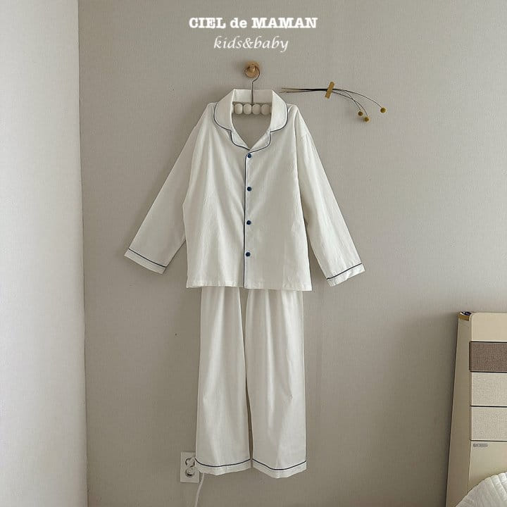 Ciel De Maman - Korean Children Fashion - #fashionkids - Sunday Pajama Apple Mint  - 12