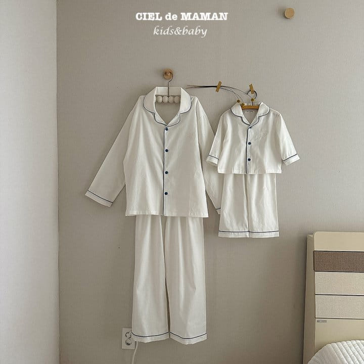 Ciel De Maman - Korean Children Fashion - #todddlerfashion - Sunday Pajama Apple Mint  - 5