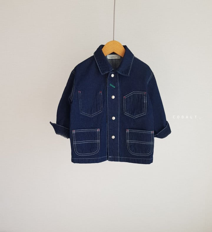 Cobalt - Korean Children Fashion - #Kfashion4kids - Denim Cover Jacket - 5