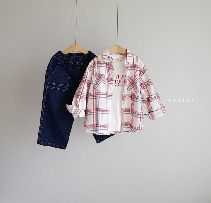 Cobalt - Korean Children Fashion - #childofig - Check Shirt - 3