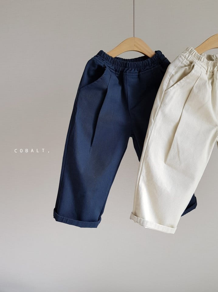 Cobalt - Korean Children Fashion - #childofig - Wide Chino Pants - 12