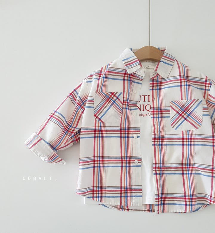 Cobalt - Korean Children Fashion - #childofig - Check Shirt - 4