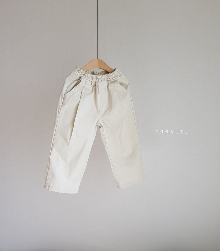 Cobalt - Korean Children Fashion - #designkidswear - Wide Chino Pants