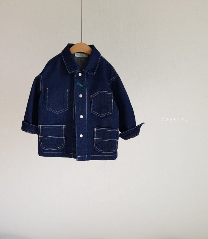 Cobalt - Korean Children Fashion - #fashionkids - Denim Cover Jacket