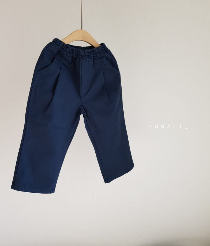 Cobalt - Korean Children Fashion - #littlefashionista - Wide Chino Pants - 8