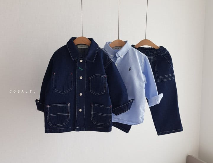 Cobalt - Korean Children Fashion - #littlefashionista - Denim Cover Jacket - 6