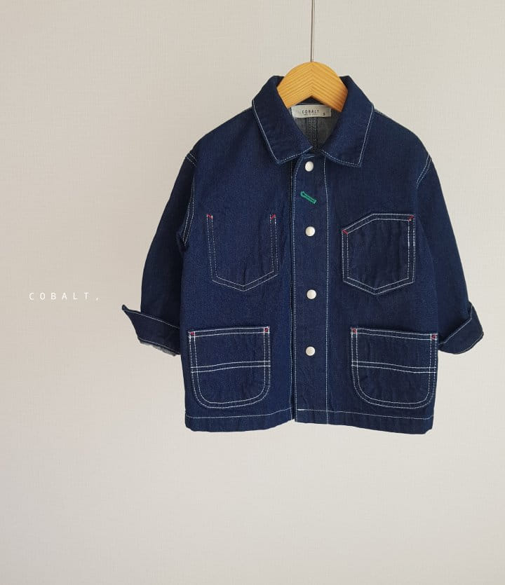 Cobalt - Korean Children Fashion - #prettylittlegirls - Denim Cover Jacket - 9