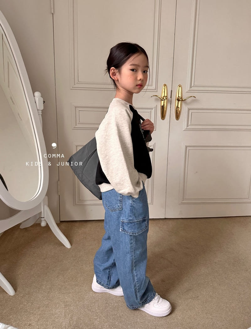 Comma - Korean Children Fashion - #littlefashionista - Raglan Sweatshirt - 10