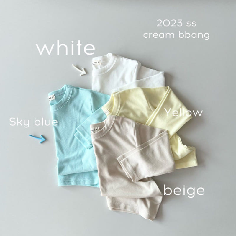 Cream Bbang - Korean Children Fashion - #Kfashion4kids - Ilin Rib Piping Tee