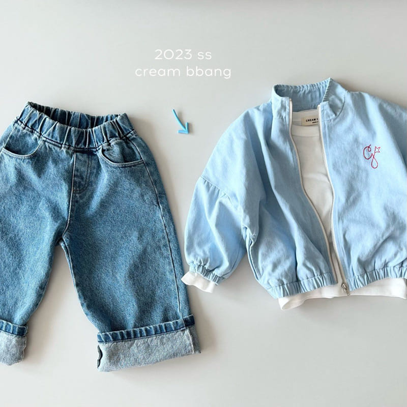 Cream Bbang - Korean Children Fashion - #childofig - Ilin Rib Piping Tee - 9