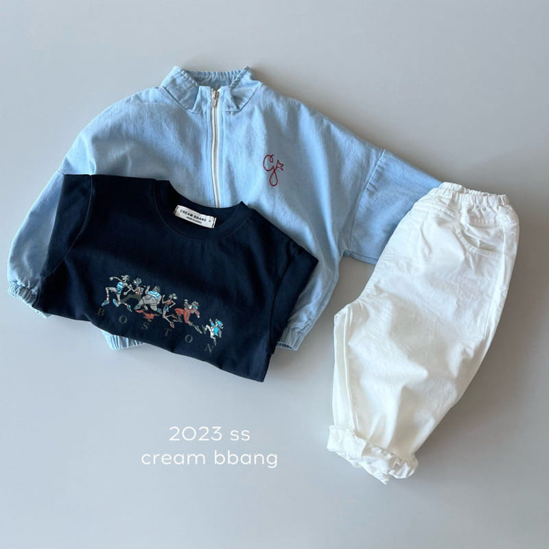 Cream Bbang - Korean Children Fashion - #childofig - Boston Single Tee - 5