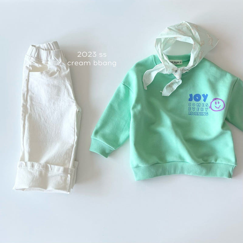 Cream Bbang - Korean Children Fashion - #childofig - Joy Smile Sweatshirt - 7