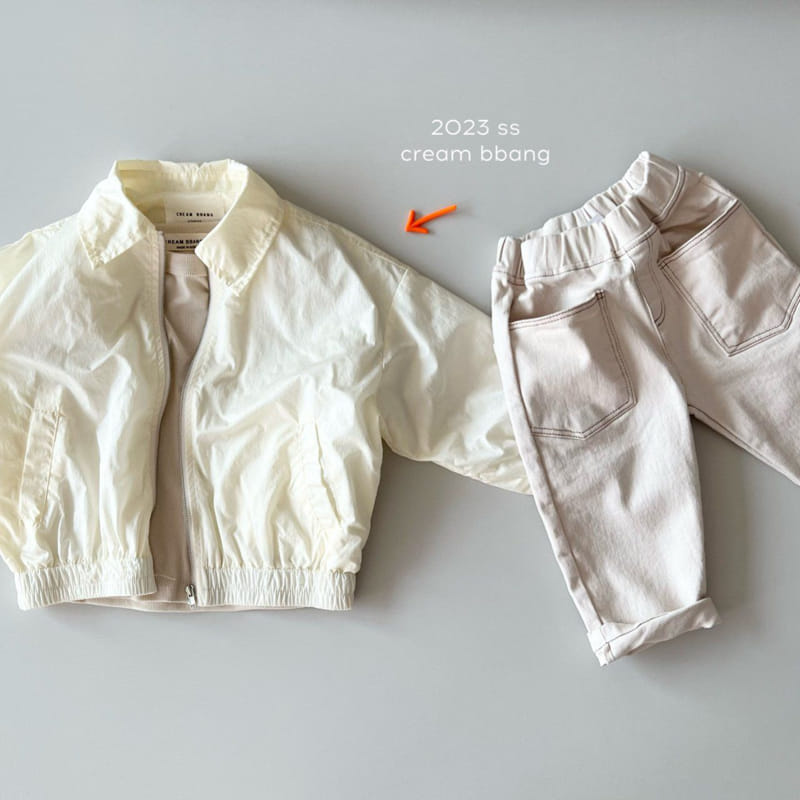 Cream Bbang - Korean Children Fashion - #childrensboutique - Ilin Rib Piping Tee - 10