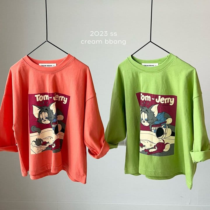 Cream Bbang - Korean Children Fashion - #childofig - And Single Tee - 4