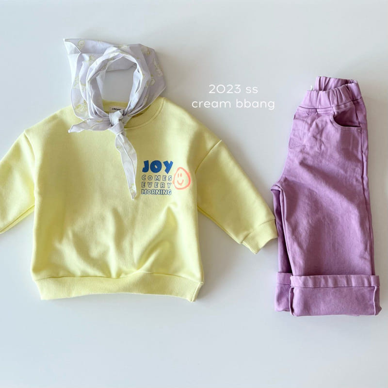 Cream Bbang - Korean Children Fashion - #childrensboutique - Joy Smile Sweatshirt - 8