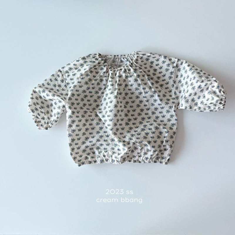 Cream Bbang - Korean Children Fashion - #designkidswear - Flower Blouse - 10