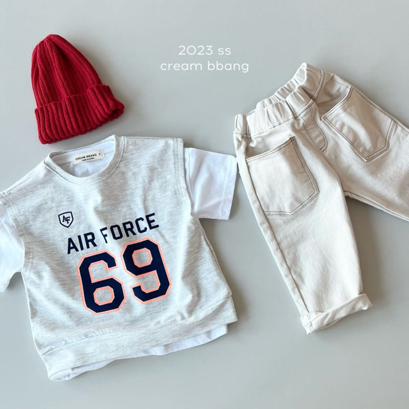 Cream Bbang - Korean Children Fashion - #designkidswear - Air Force Vest - 6