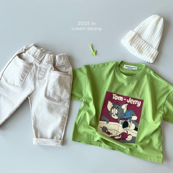 Cream Bbang - Korean Children Fashion - #designkidswear - And Single Tee - 5