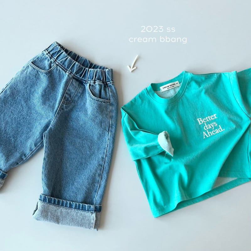 Cream Bbang - Korean Children Fashion - #designkidswear - Vintage Jeans - 2