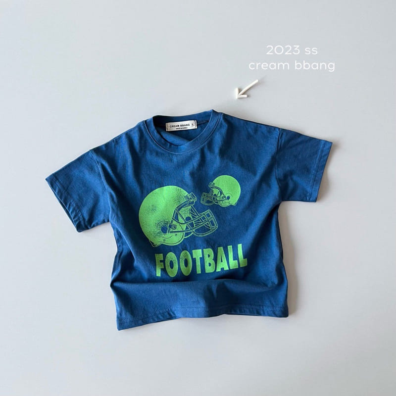 Cream Bbang - Korean Children Fashion - #discoveringself - Football Short Sleeves Tee - 10