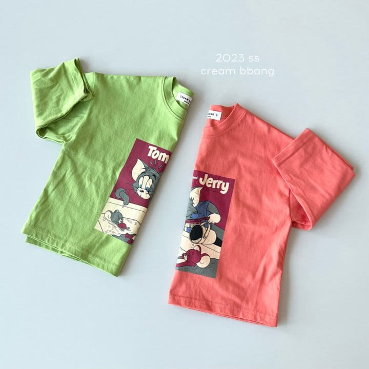 Cream Bbang - Korean Children Fashion - #discoveringself - And Single Tee - 6