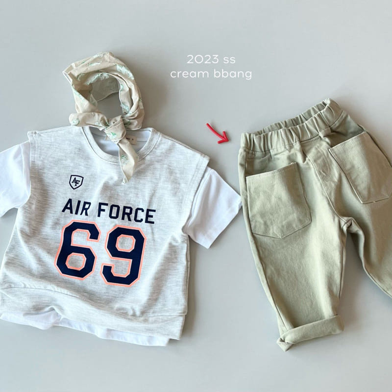 Cream Bbang - Korean Children Fashion - #discoveringself - Baggy Pants - 9