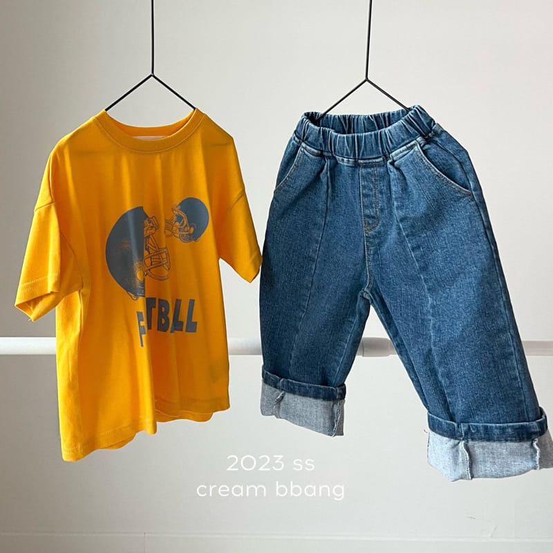 Cream Bbang - Korean Children Fashion - #discoveringself - Slit Jeans - 6