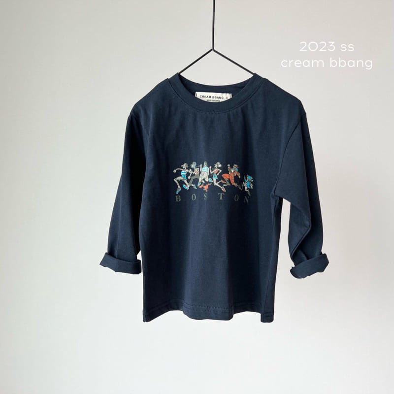 Cream Bbang - Korean Children Fashion - #fashionkids - Boston Single Tee - 9